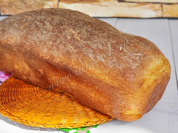 Овсяный хлеб заварной с морковью