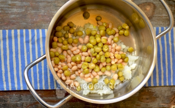 Добавить горошек