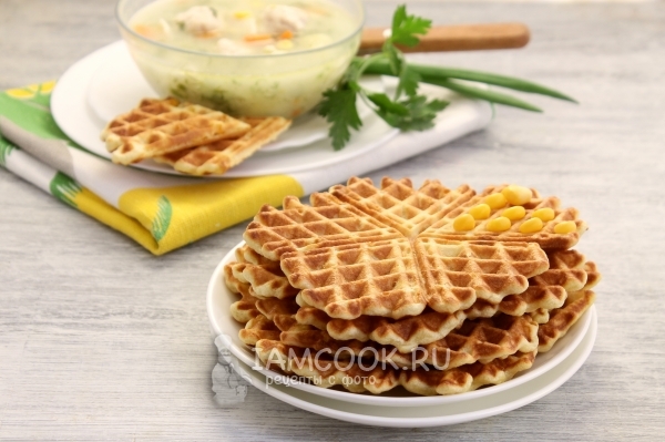 Фото вафель с кукурузой