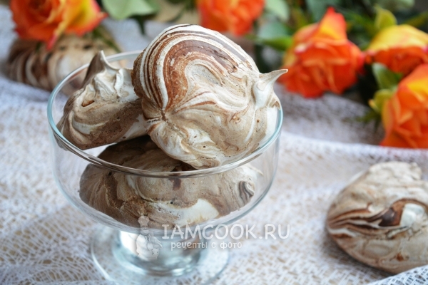 Фото безе с шоколадом