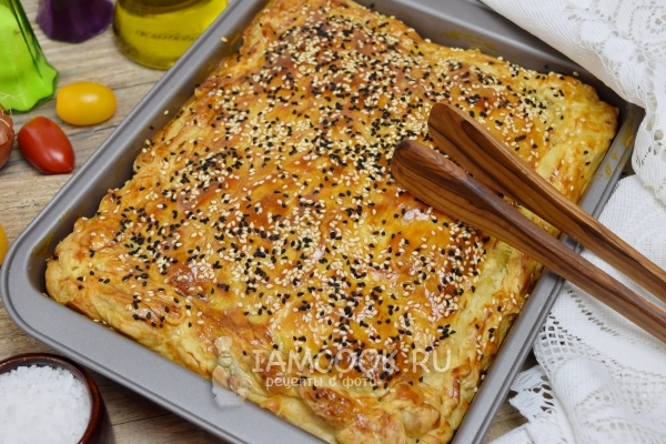 Фото пирога с картошкой и фаршем