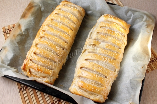 Фото кулебяки с яйцом