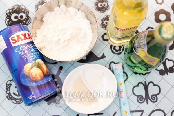 Ингредиенты для римской фокаччи