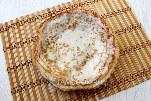 Блины на крахмале без муки