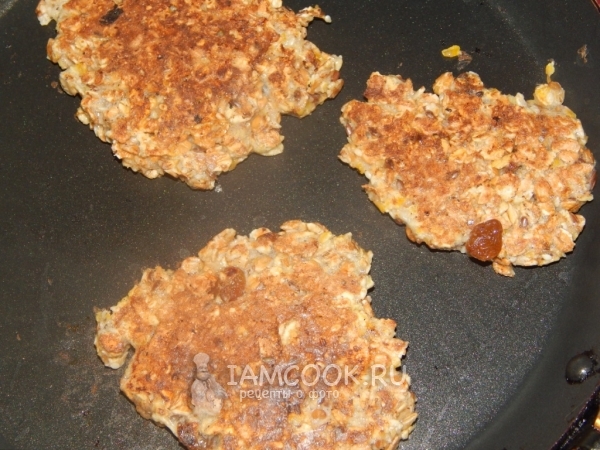 Фото овсяного печенья на сковороде