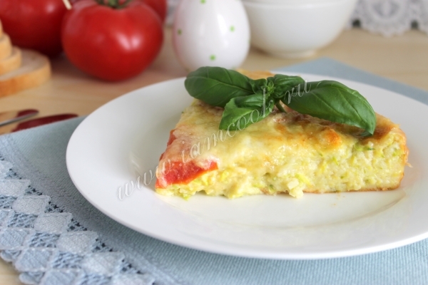 Пицца из кабачков