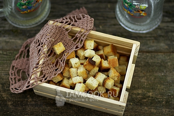 Фото чесночных сухариков