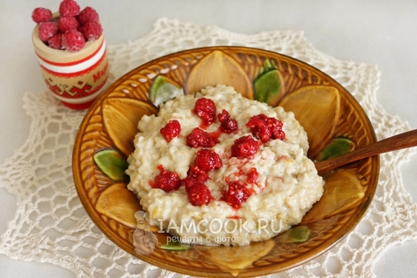 Рецепт карамельной овсяной каши