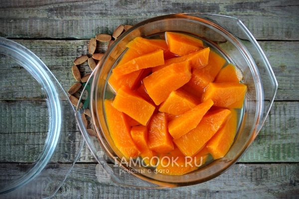 Рецепт тыквы в микроволновке