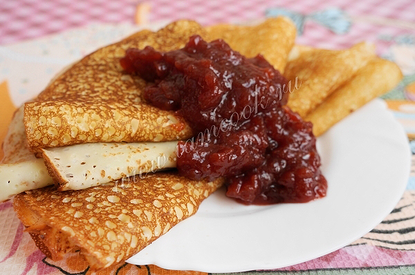 Готовые блины на сыворотке