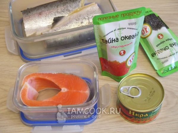 Ингредиенты для горячих роллов