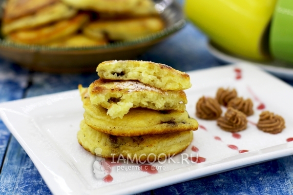 Рецепт шоколадных оладьев