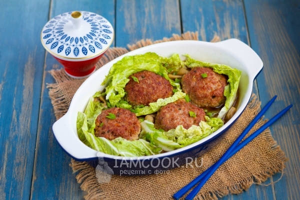 Готовые тефтели «Львиные головы»