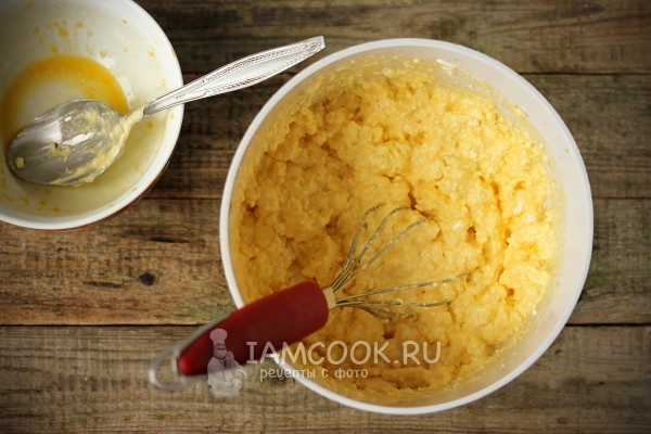 Яичная смесь в твороге
