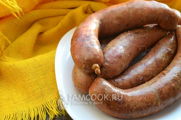 Рецепт печеночной колбасы