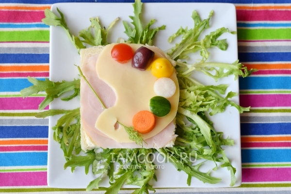 Рецепт детского бутерброда