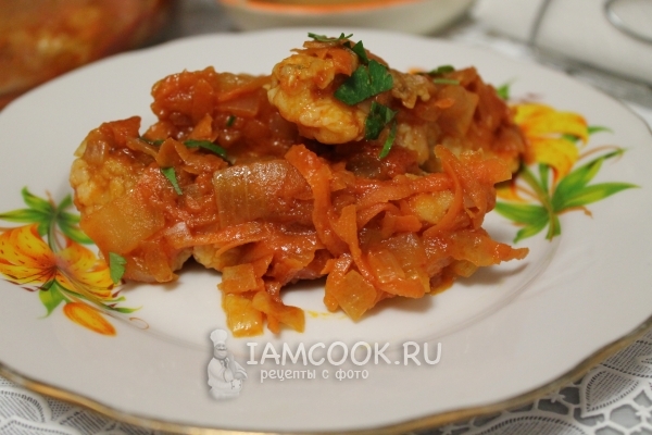 Рецепт трески под маринадом