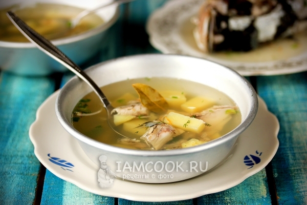 Фото ухи из головы толстолобика