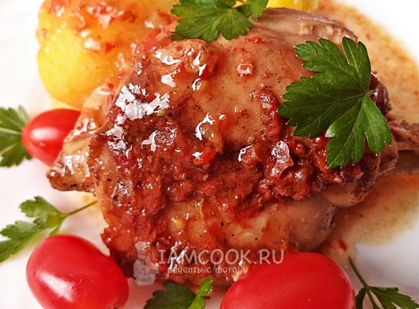 Рецепт кролика в аджике