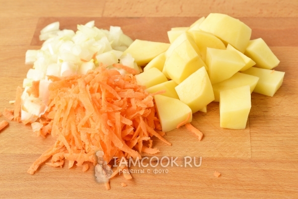 Измельчить овощи