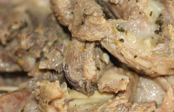 Тушеная утка кусочками