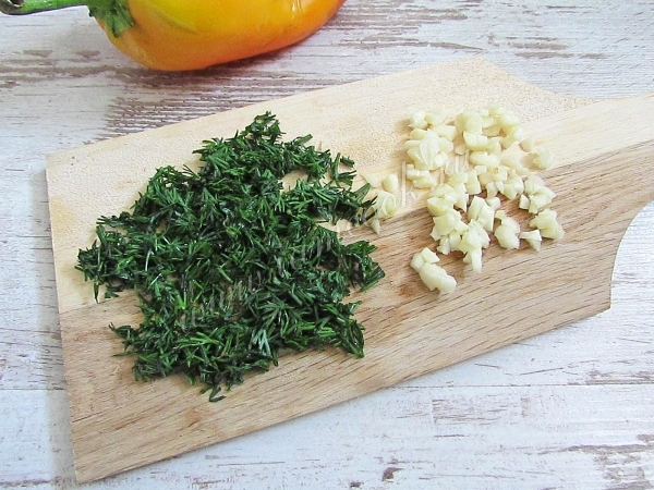 Зелень и чеснок