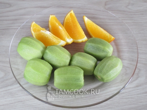 Почистить фрукты