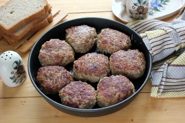 Рецепт котлет из говяжьего фарша