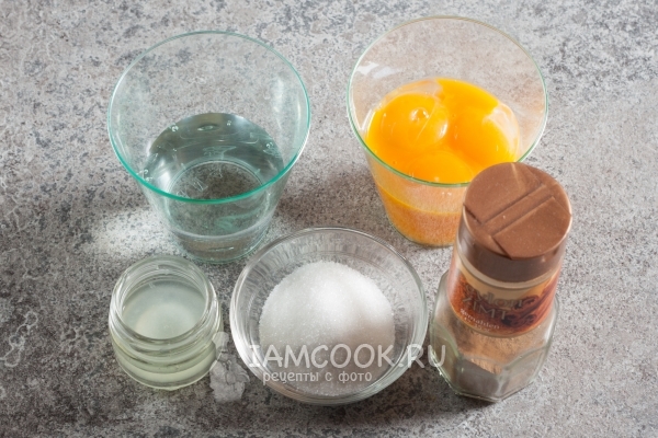 Ингредиенты для желтков святой Терезы