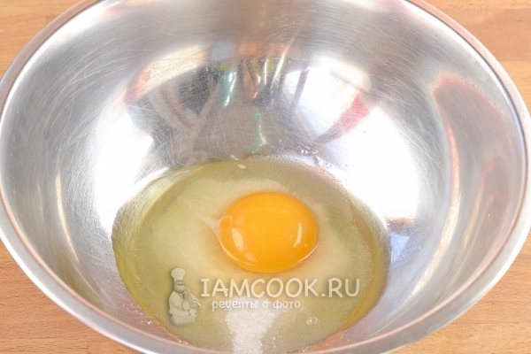 Яйцо с сахаром