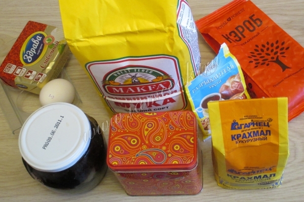 Ингредиенты для торта Каракуль