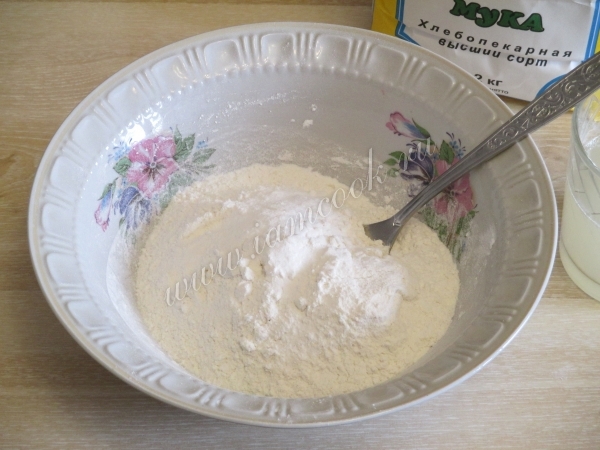 Мука с содой
