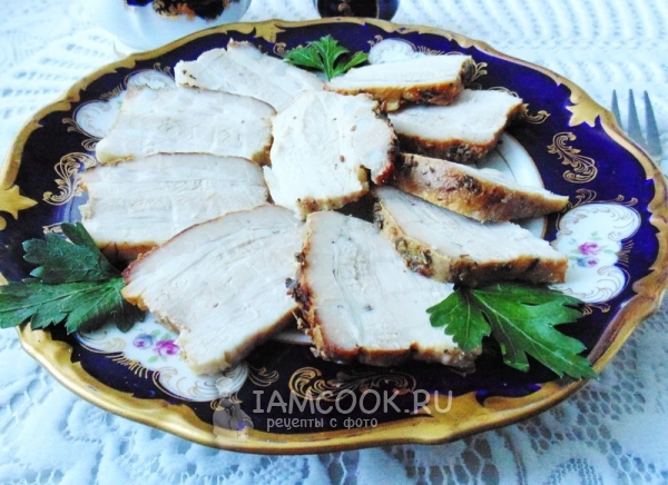 Фото свиной грудинки запеченной в фольге