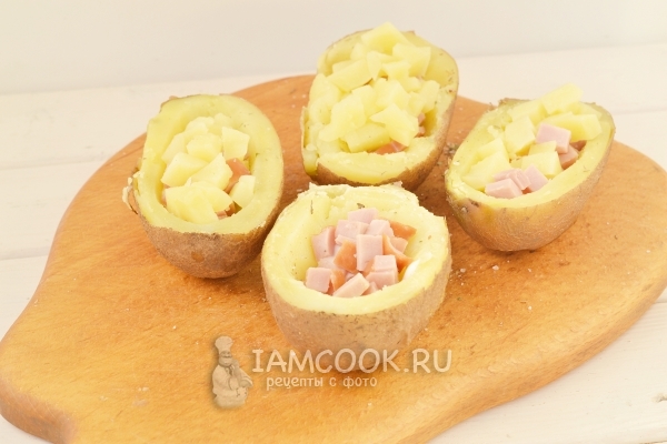 Ветчина в картофеле