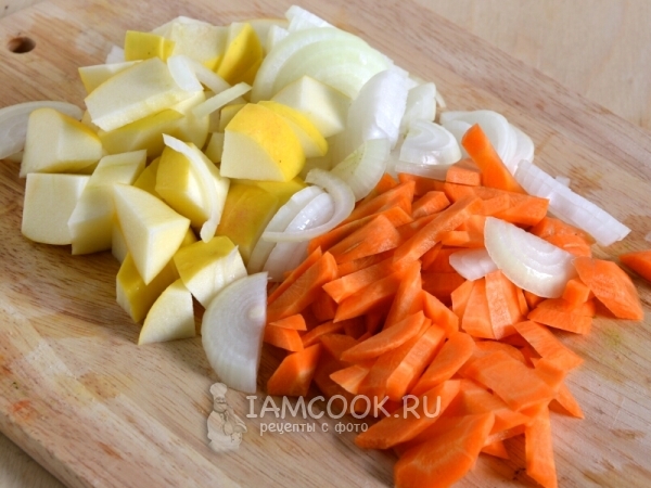 Порезать овощи