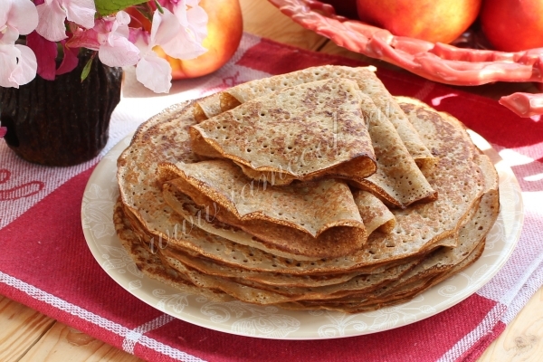 Рецепт гречневых блинов