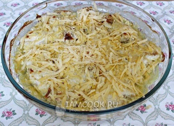 Посыпать сыром