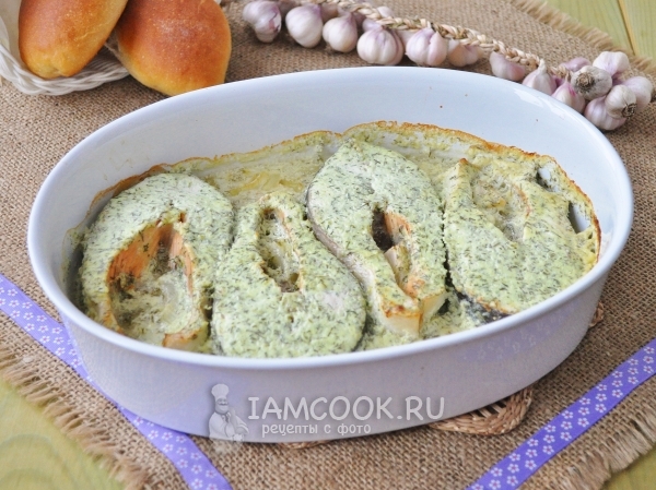 Рецепт лосося, запеченного в духовке