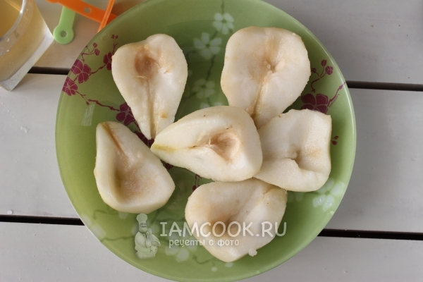 Почистить груши