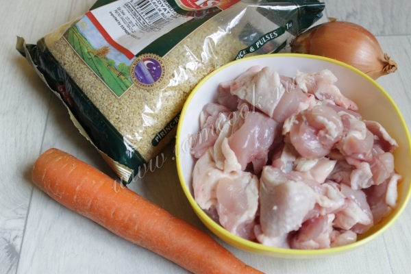 Ингредиенты для плова из булгура