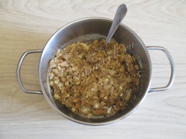 Хлопья и геркулес с медом