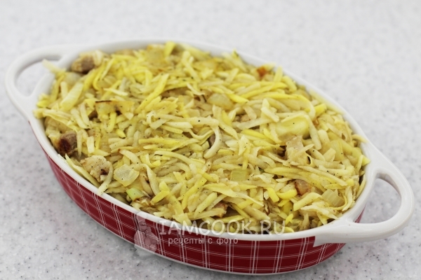 Выложить картофель