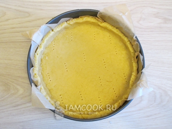 Наколоть тесто вилкой