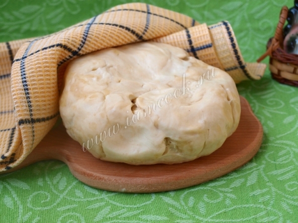 Тесто для лепки чебуреков