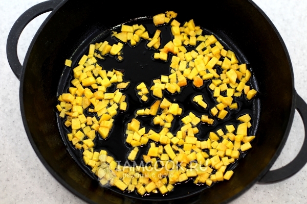 Обжарить тыкву