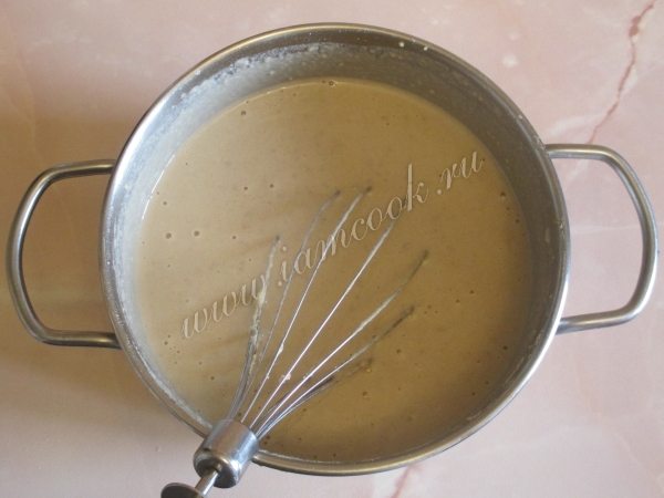 Влить кипяток