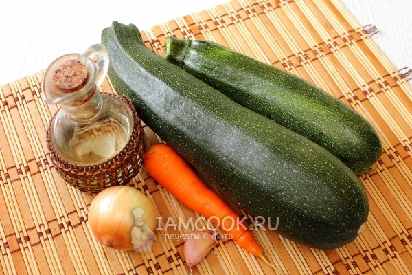 Ингредиенты для кабачковой икры в мультиварке