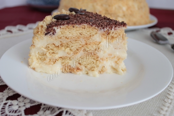 Рецепт песочного торта с Лимонным кремом