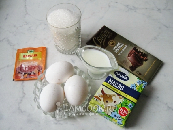 Ингредиенты для торта «Графские развалины» из безе