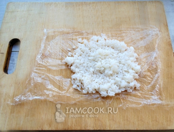 Выложить рис на пленку